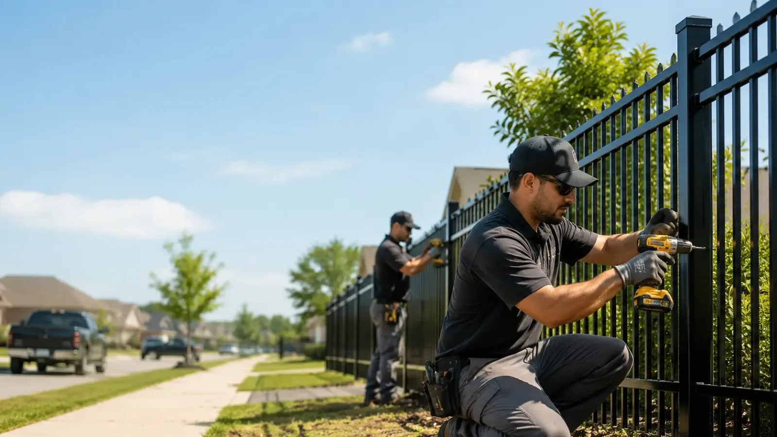 Metal Fence Installation in Beach Park, IL